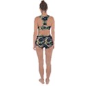 Flower Mot Moon Star Planet Racerback Boyleg Bikini Set View2