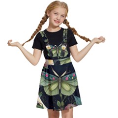 Flower Mot Moon Star Planet Kids  Apron Dress by Simbadda