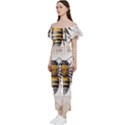 Bee Beekeeping Off Shoulder Ruffle Top Jumpsuit View2