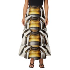 Bee Beekeeping Tiered Ruffle Maxi Skirt