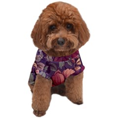 Flowers Pattern Dog T-shirt by Simbadda