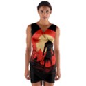 Demon Halloween Wrap Front Bodycon Dress View1