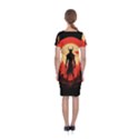 Demon Halloween Classic Short Sleeve Midi Dress View2