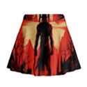 Demon Halloween Mini Flare Skirt View1