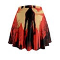 Demon Halloween Mini Flare Skirt View2