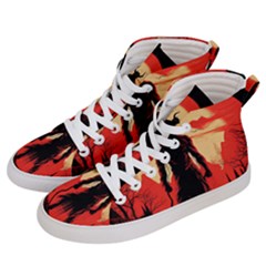 Demon Halloween Men s Hi-top Skate Sneakers by Simbadda