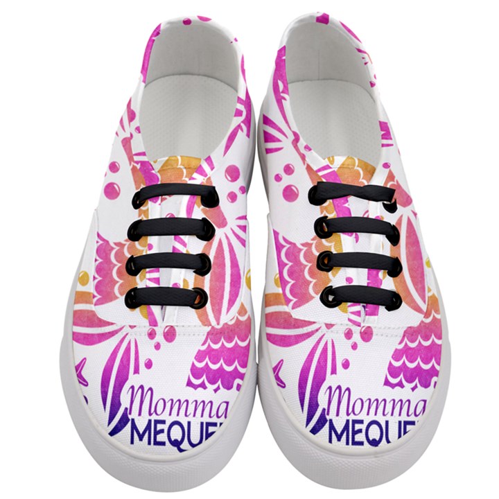 Mom Made Me Queen Women s Classic Low Top Sneakers