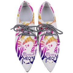 Mom Made Me Queen Pointed Oxford Shoes by Merikyns