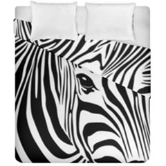 Animal Cute Pattern Art Zebra Duvet Cover Double Side (california King Size) by Amaryn4rt