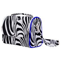 Animal Cute Pattern Art Zebra Satchel Shoulder Bag by Amaryn4rt