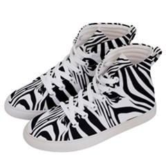 Animal Cute Pattern Art Zebra Men s Hi-top Skate Sneakers by Amaryn4rt