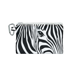 Animal Cute Pattern Art Zebra Canvas Cosmetic Bag (small) by Amaryn4rt