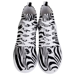 Animal Cute Pattern Art Zebra Men s Lightweight High Top Sneakers by Amaryn4rt