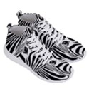 Animal Cute Pattern Art Zebra Men s Lightweight High Top Sneakers View3