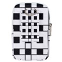 Black And White Pattern Belt Pouch Bag (Large) View2