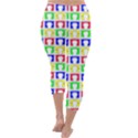 Colorful Curtains Seamless Pattern Capri Winter Leggings  View4