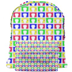 Colorful Curtains Seamless Pattern Giant Full Print Backpack by Amaryn4rt