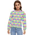 Colorful Curtains Seamless Pattern Women s Long Sleeve Raglan Tee View1