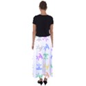 Rainbow Clown Pattern Flared Maxi Skirt View2