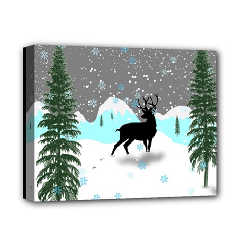 Rocky Mountain High Colorado Deluxe Canvas 14  X 11  (stretched) by Amaryn4rt