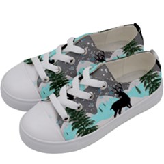 Rocky Mountain High Colorado Kids  Low Top Canvas Sneakers by Amaryn4rt