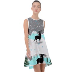 Rocky Mountain High Colorado Frill Swing Dress by Amaryn4rt