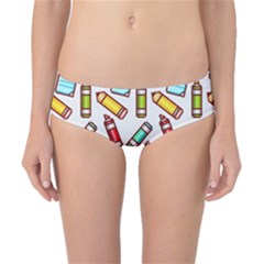 Seamless Pixel Art Pattern Classic Bikini Bottoms by Amaryn4rt