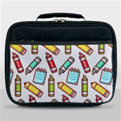 Seamless Pixel Art Pattern Lunch Bag by Amaryn4rt