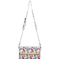 Seamless Pixel Art Pattern Mini Crossbody Handbag by Amaryn4rt