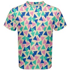 Pop Triangles Men s Cotton Tee by ConteMonfrey