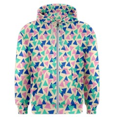 Pop Triangles Men s Zipper Hoodie by ConteMonfrey