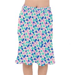 Pop Triangles Short Mermaid Skirt by ConteMonfrey