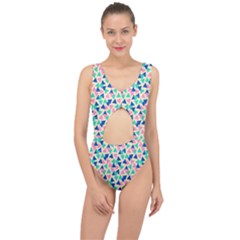 Pop Triangles Center Cut Out Swimsuit by ConteMonfrey