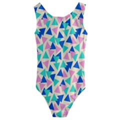 Pop Triangles Kids  Cut-out Back One Piece Swimsuit by ConteMonfrey