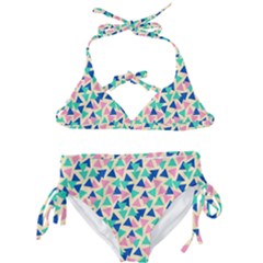 Pop Triangles Kids  Classic Bikini Set by ConteMonfrey