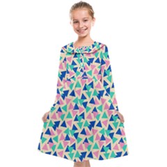 Pop Triangles Kids  Midi Sailor Dress by ConteMonfrey