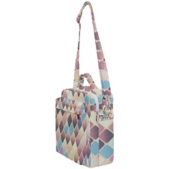 Abstract Colorful Diamond Background Tile Crossbody Day Bag by Amaryn4rt