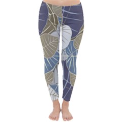 Ackground Leaves Desktop Classic Winter Leggings by Amaryn4rt