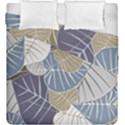 Ackground Leaves Desktop Duvet Cover Double Side (King Size) View1