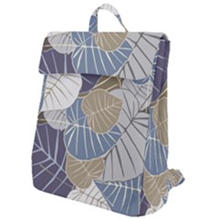 Ackground Leaves Desktop Flap Top Backpack by Amaryn4rt