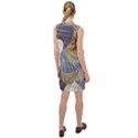 Ackground Leaves Desktop Sleeveless Shirt Dress View2