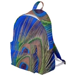 Blue Peacock Feather The Plain Backpack