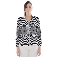 Spider Web Hypnotic Women s Windbreaker by Amaryn4rt