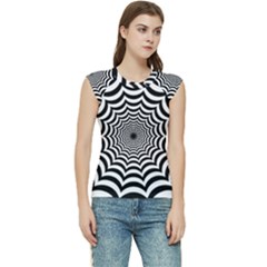 Spider Web Hypnotic Women s Raglan Cap Sleeve Tee by Amaryn4rt