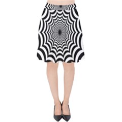 Spider Web Hypnotic Velvet High Waist Skirt by Amaryn4rt