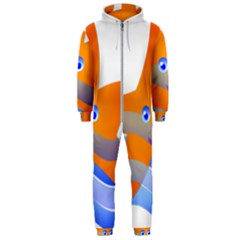 Beach Sea Shell Swimming Hooded Jumpsuit (men) by Amaryn4rt