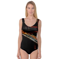 Highway Night Lighthouse Car Fast Princess Tank Leotard  by Amaryn4rt