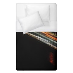 Highway Night Lighthouse Car Fast Duvet Cover (single Size) by Amaryn4rt