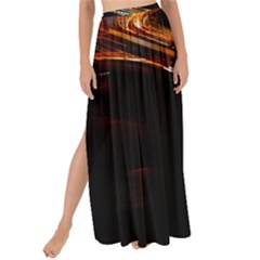 Highway Night Lighthouse Car Fast Maxi Chiffon Tie-up Sarong by Amaryn4rt