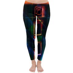 Architecture City Homes Window Classic Winter Leggings by Amaryn4rt